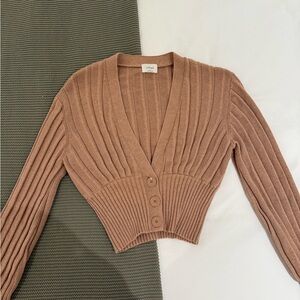 Tan Wilfred Cardigan